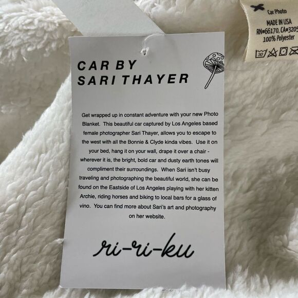 NWT Free People Ro-RI-Ku XFP Landscape sherpa blanket. - Picture 8 of 8